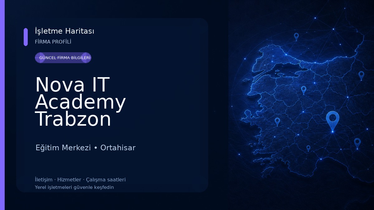 Nova IT Academy Trabzon Eğitim Merkezi