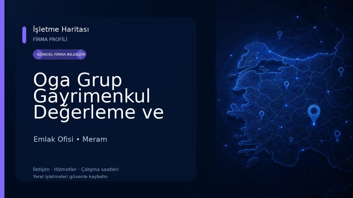 Oga Grup Gayrimenkul Değerleme ve Danışmanlık A.Ş. | Konya Şubesi