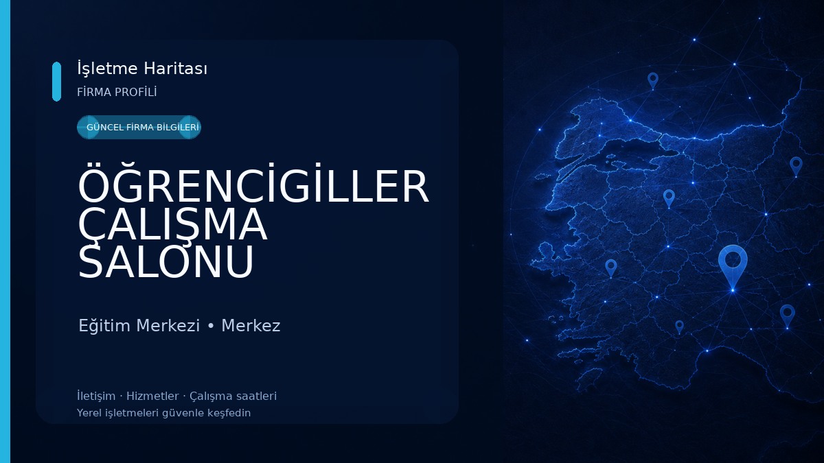 ÖĞRENCİGİLLER ÇALIŞMA SALONU