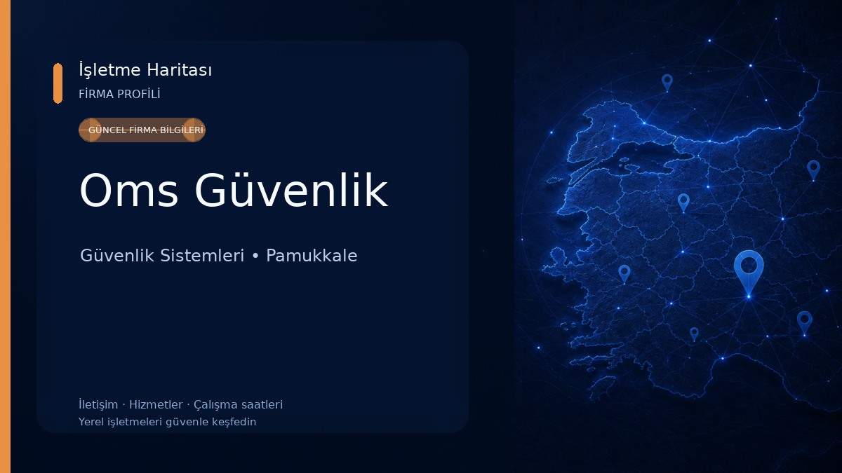 Oms Güvenlik Güvenlik Sistemleri