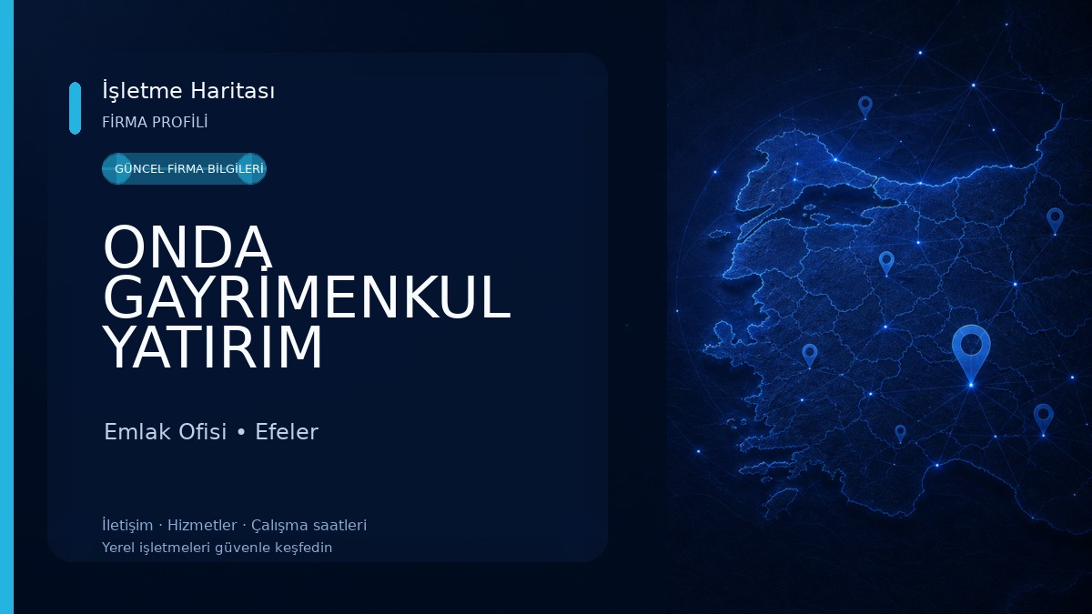 ONDA GAYRİMENKUL YATIRIM DANIŞMANLIK