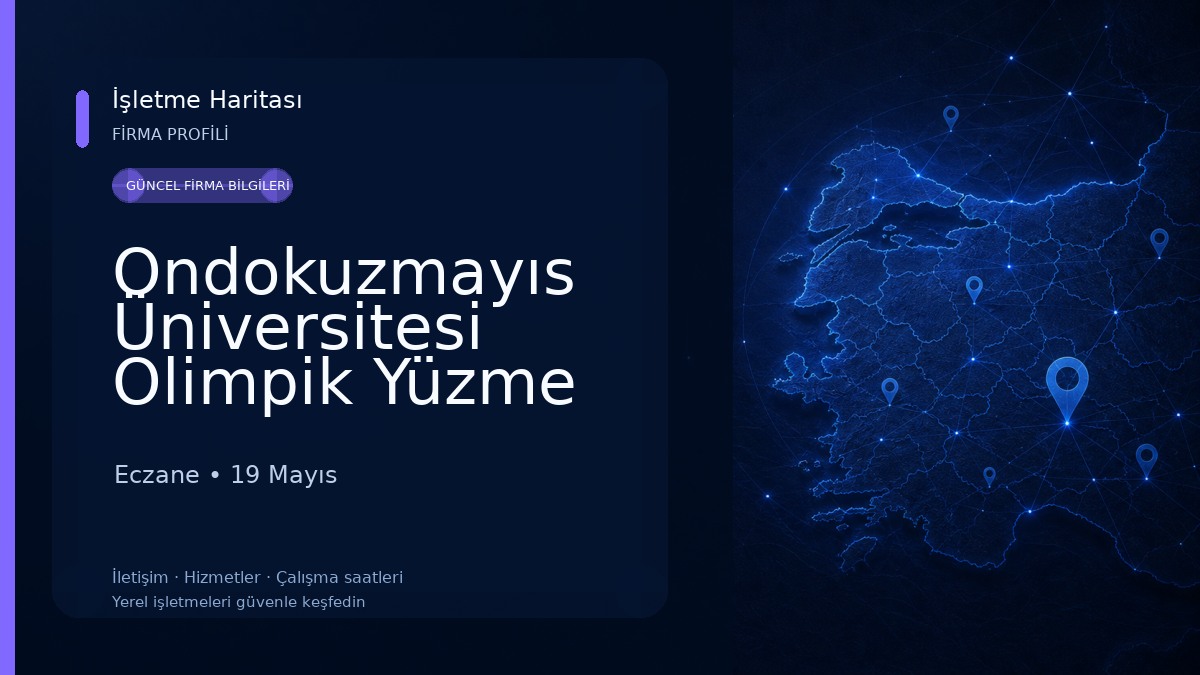 Ondokuzmayıs Üniversitesi Olimpik Yüzme Havuzu Eczane