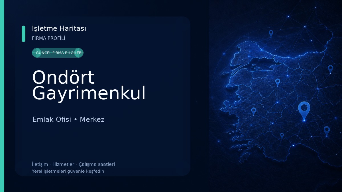 Ondört Gayrimenkul Emlak Ofisi