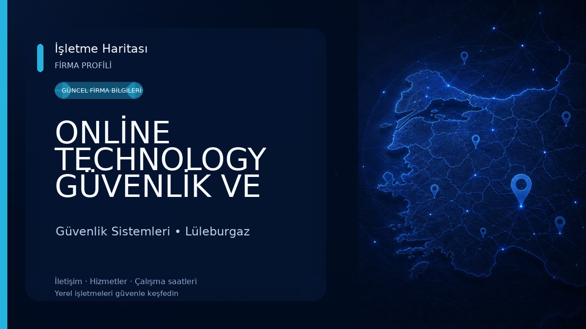 ONLİNE TECHNOLOGY GÜVENLİK VE KAMERA SİSTEMLERİ Güvenlik Sistemleri