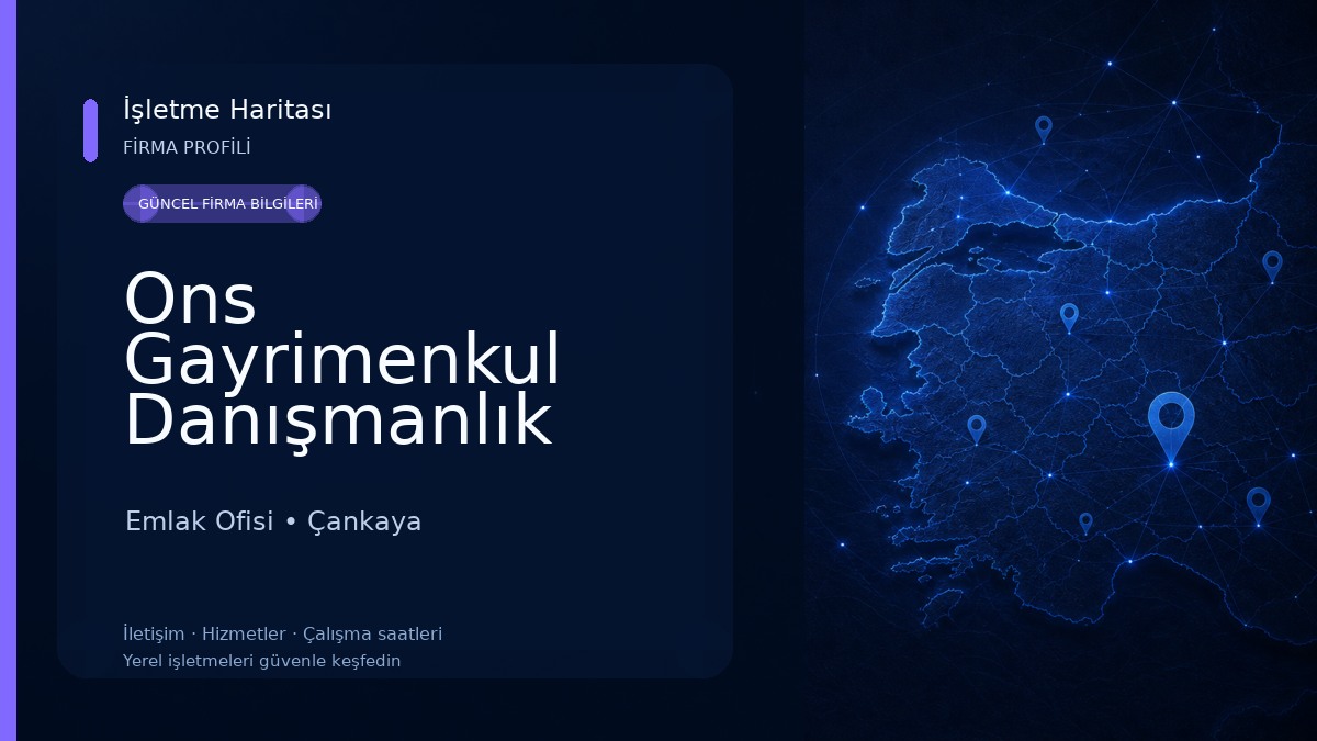 Ons Gayrimenkul Danışmanlık