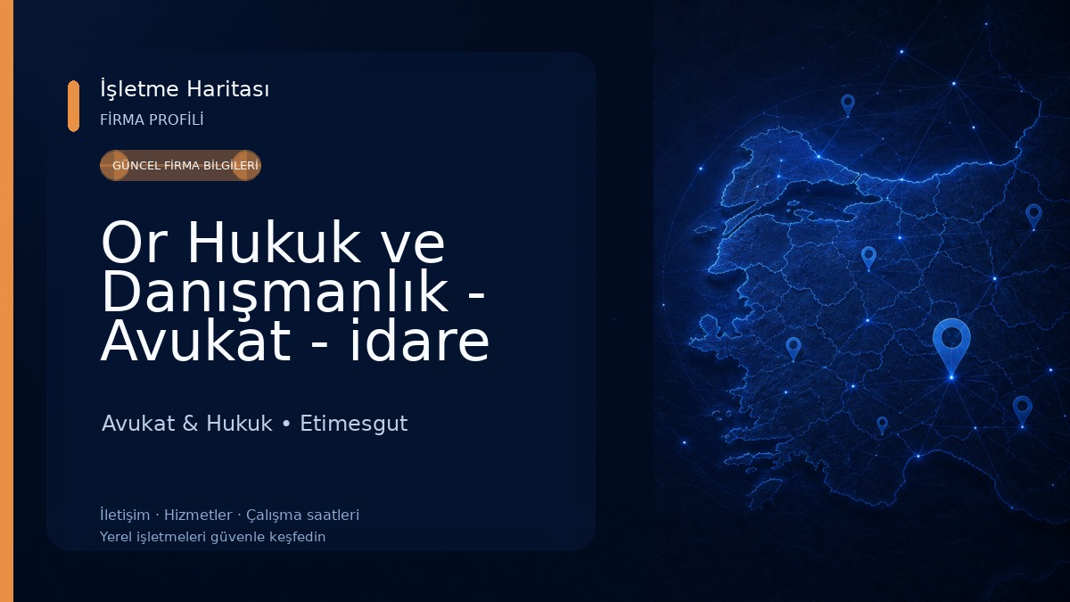 Or Hukuk ve Danışmanlık - Avukat - idare avukatı- vergi avukatı- ceza avukatı- memur ve disiplin suçları - bosanma avukatı