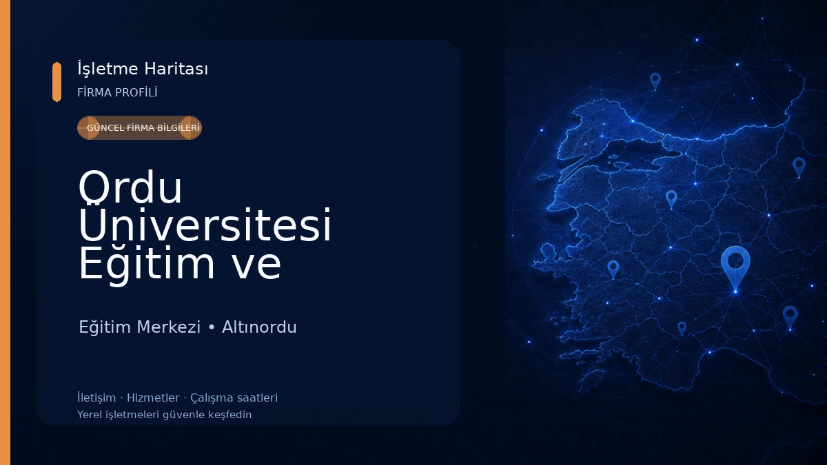 Ordu Üniversitesi Eğitim ve Araştırma Hastanesi