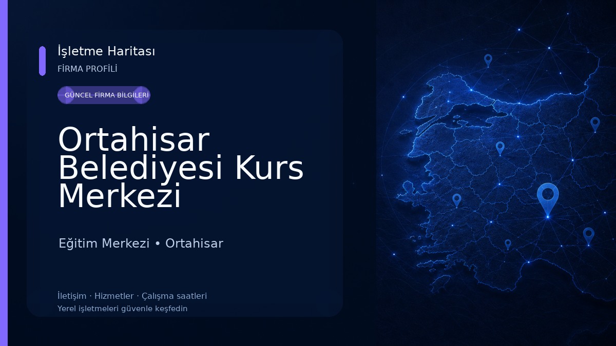 Ortahisar Belediyesi Kurs Merkezi Eğitim Merkezi
