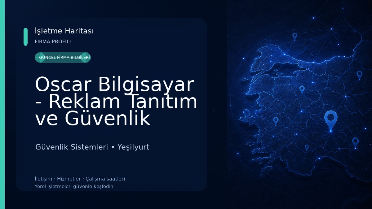 Oscar Bilgisayar - Reklam Tanıtım ve Güvenlik Sistemleri Güvenlik Sistemleri