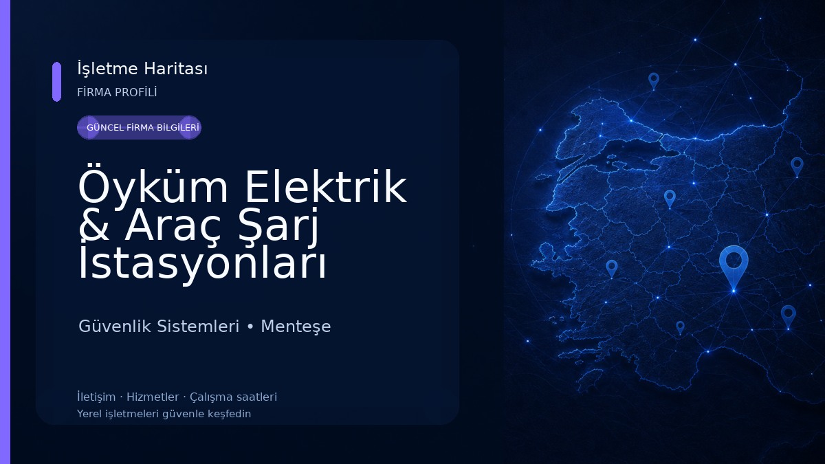 Öyküm Elektrik & Araç Şarj İstasyonları Güvenlik Sistemleri