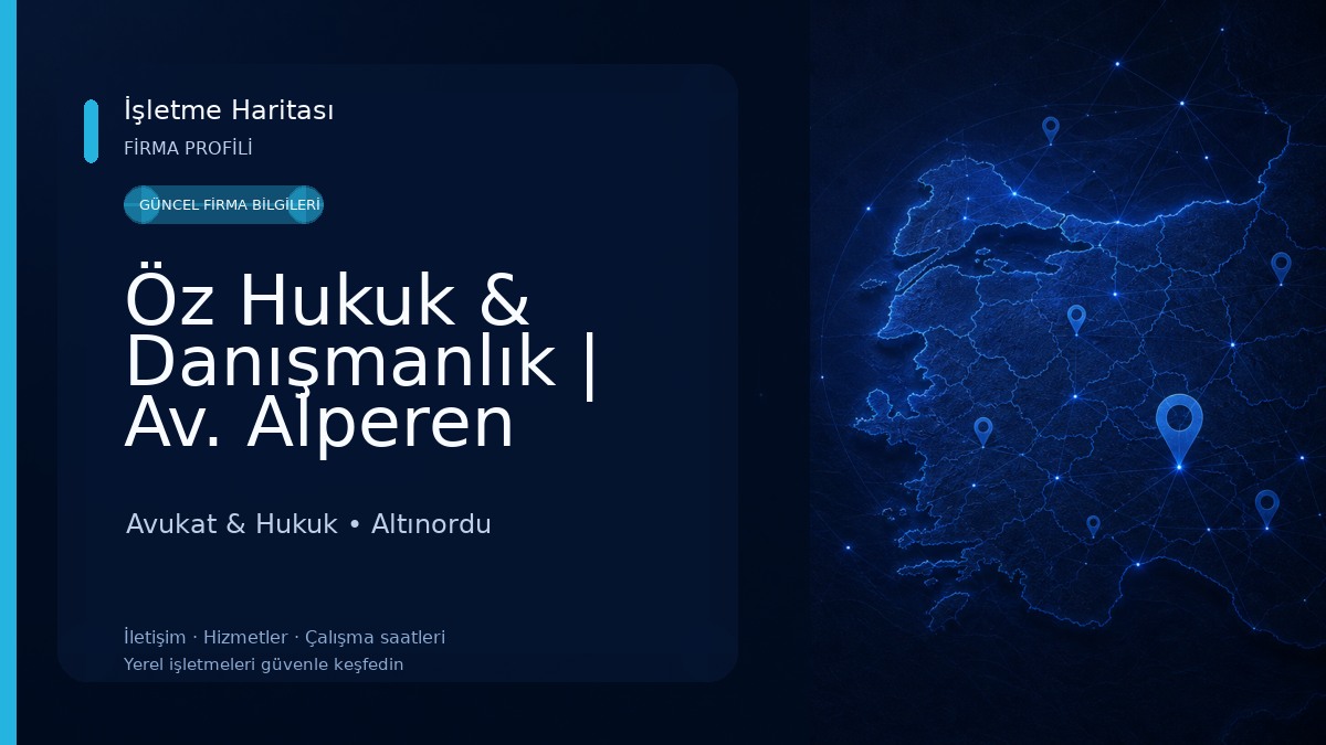 Öz Hukuk & Danışmanlık | Av. Alperen ÖZCAN - Av. Mehmetcan ÖZKAN