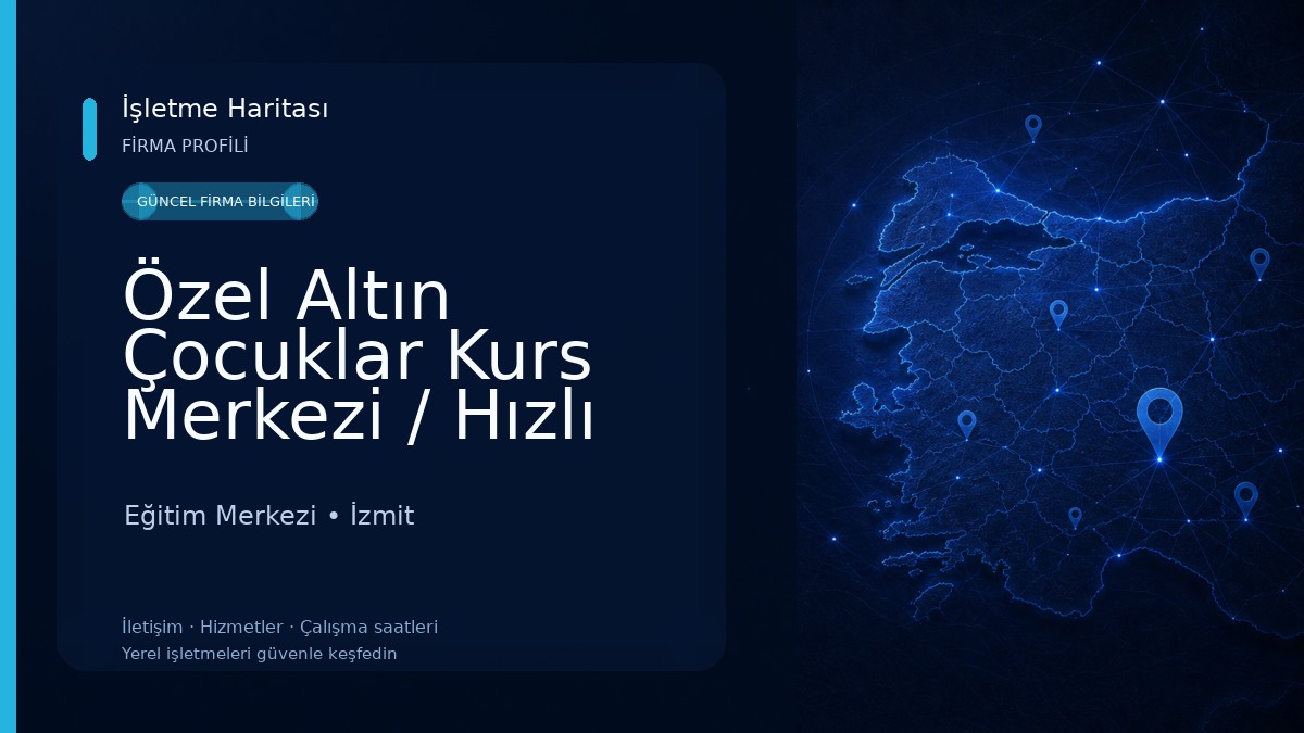 Özel Altın Çocuklar Kurs Merkezi / Hızlı Okuma - Dikkat Geliştirme ve Zeka Oyunları- Satranç Eğitim Merkezi