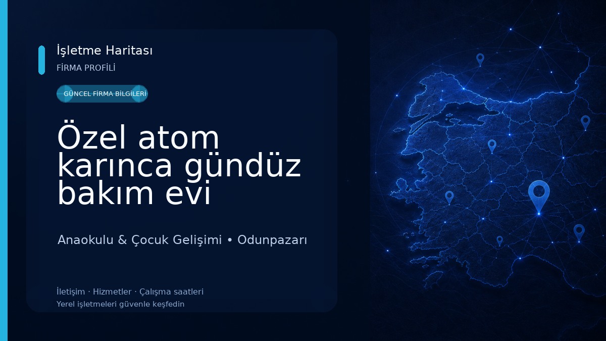 Özel atom karınca gündüz bakım evi