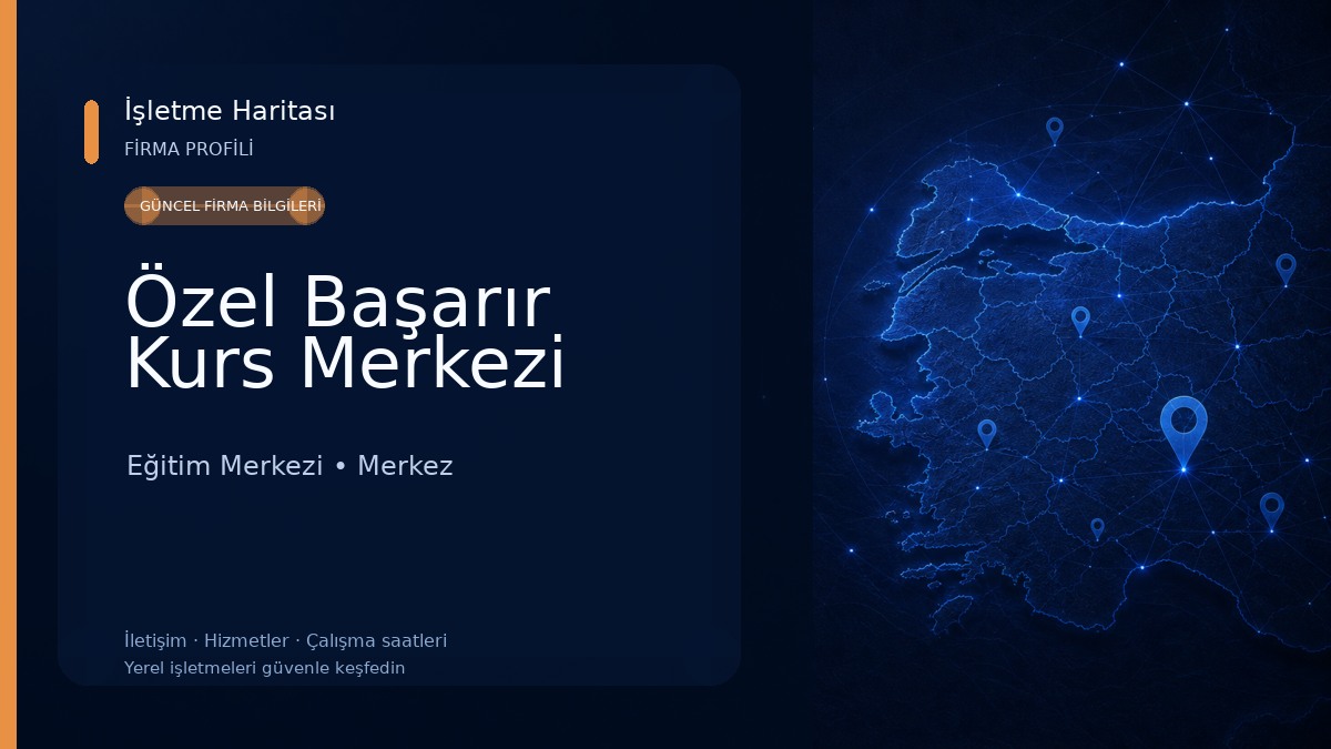Özel Başarır Kurs Merkezi Eğitim Merkezi