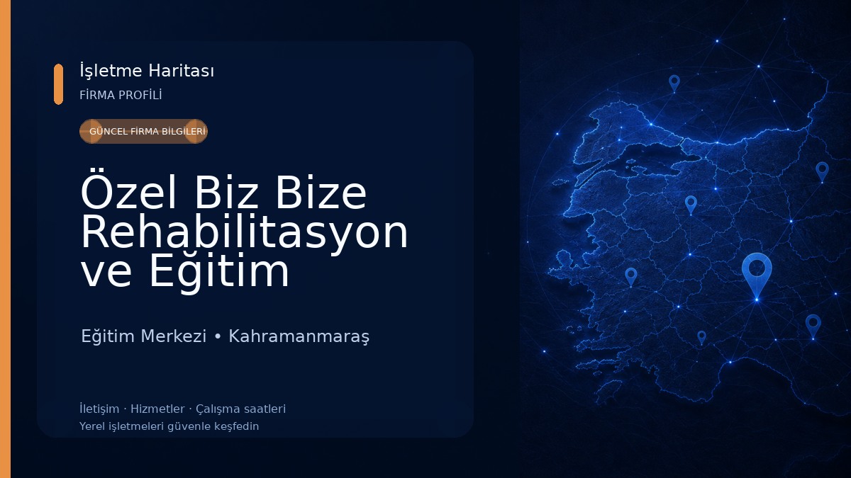 Özel Biz Bize Rehabilitasyon ve Eğitim Merkezi Eğitim Merkezi