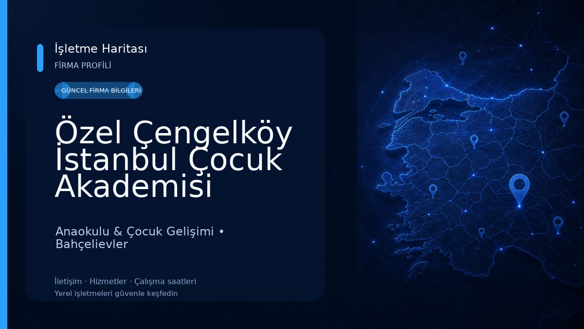 Özel Çengelköy İstanbul Çocuk Akademisi Anaokulu