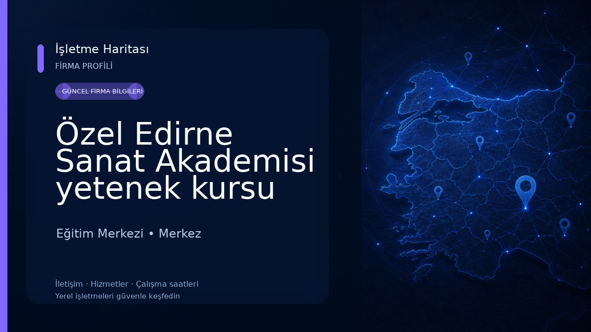 Özel Edirne Sanat Akademisi yetenek kursu