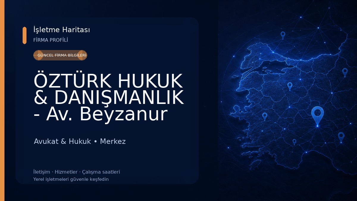ÖZTÜRK HUKUK & DANIŞMANLIK - Av. Beyzanur ÖZTÜRK - Av. Şeyma ÖZTÜRK