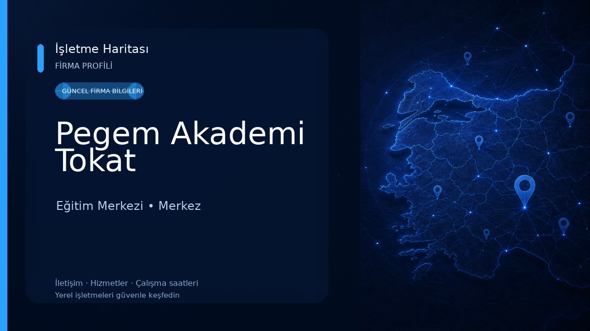 Pegem Akademi Tokat Eğitim Merkezi