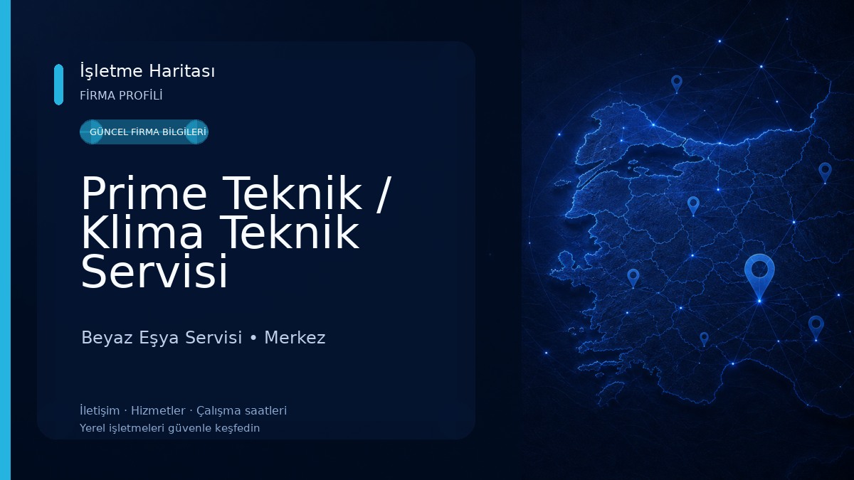 Prime Teknik / Klima Teknik Servisi