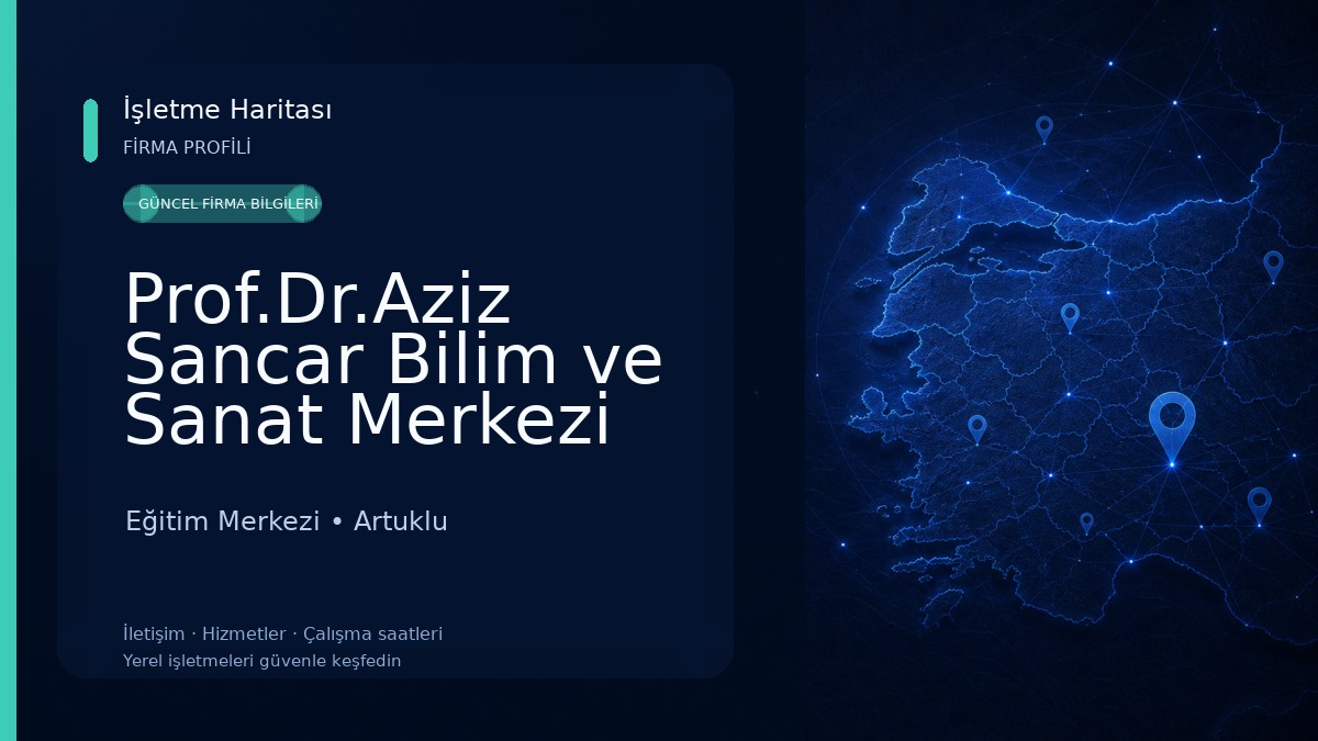 Prof.Dr.Aziz Sancar Bilim ve Sanat Merkezi
