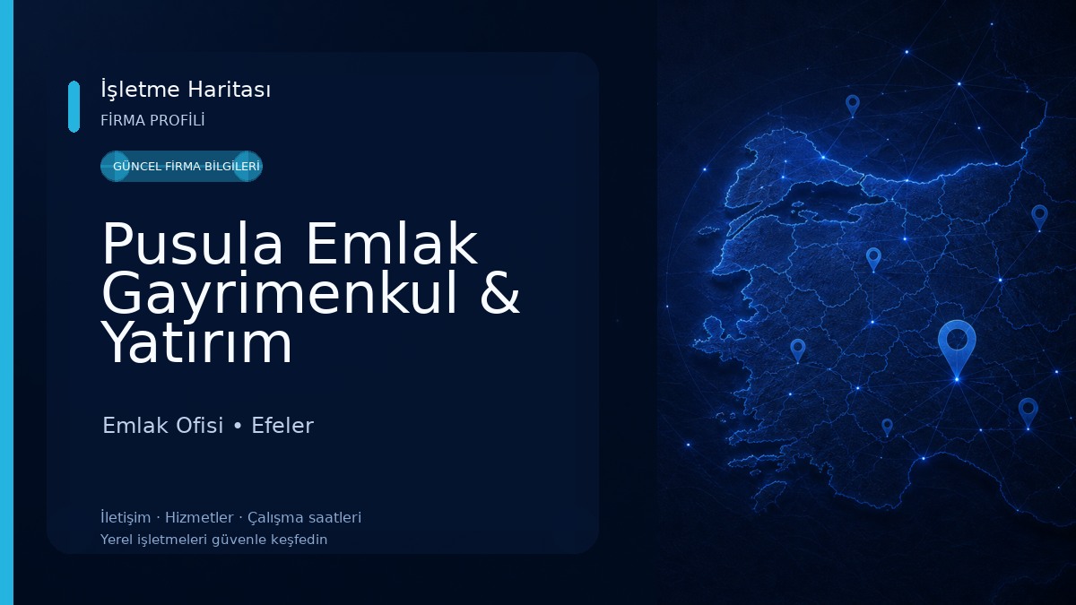Pusula Emlak Gayrimenkul & Yatırım Danışmanlığı