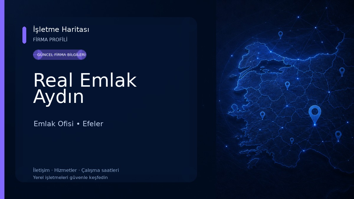 Real Emlak Aydın Emlak Ofisi