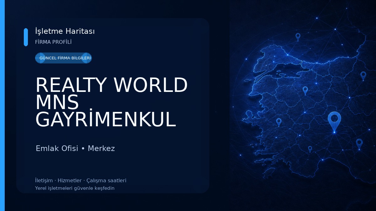 REALTY WORLD MNS GAYRİMENKUL ADIYAMAN