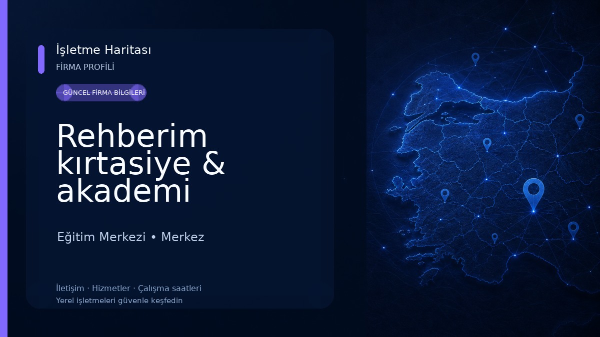 Rehberim kırtasiye & akademi çalışma salonu
