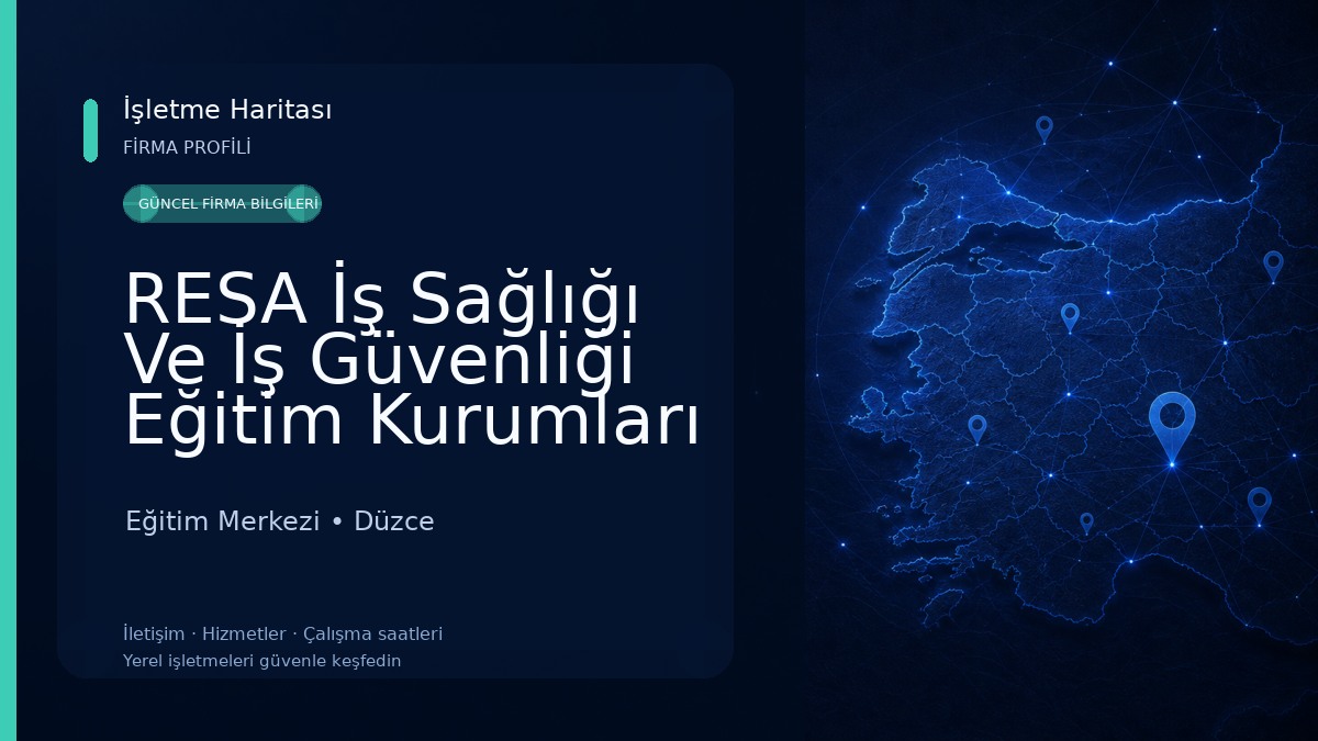 RESA İş Sağlığı Ve İş Güvenliği Eğitim Kurumları Eğitim Merkezi