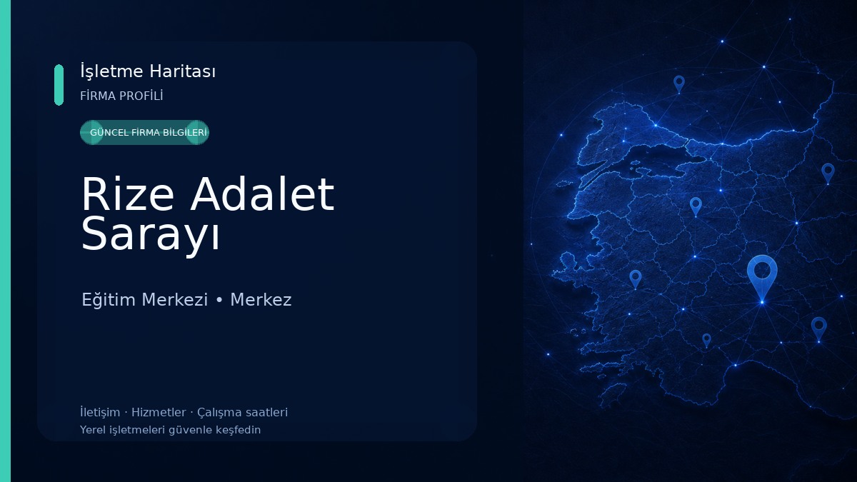 Rize Adalet Sarayı Eğitim Merkezi