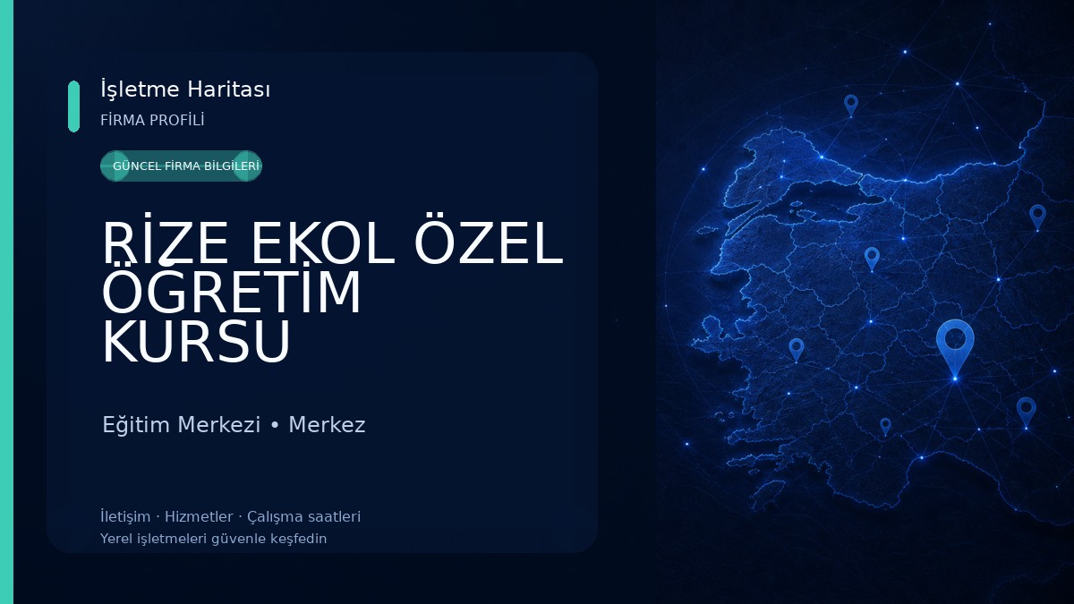 RİZE EKOL ÖZEL ÖĞRETİM KURSU Eğitim Merkezi