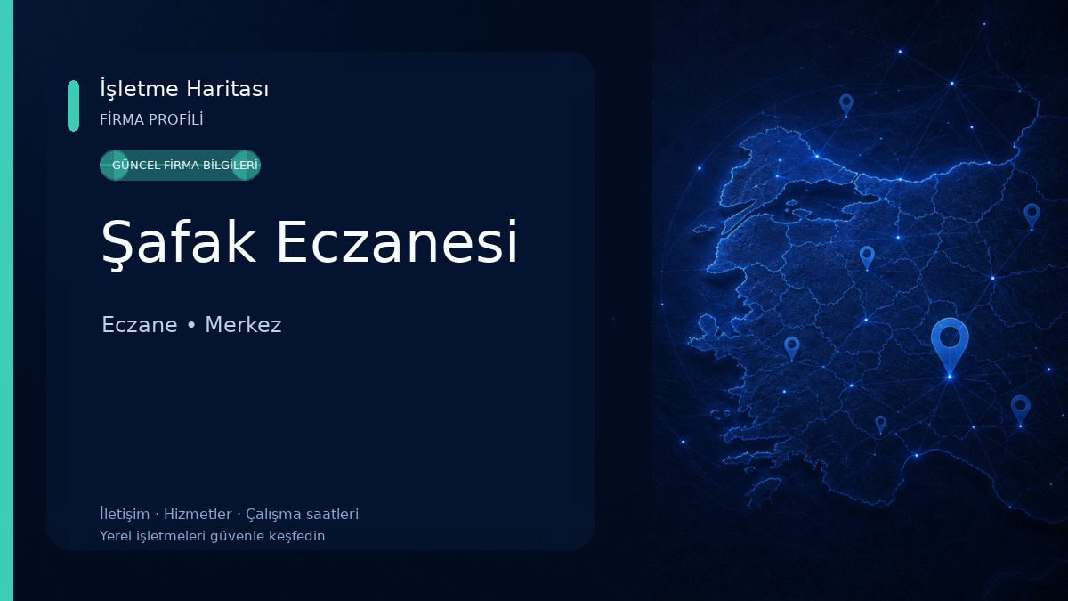 Şafak Eczanesi 