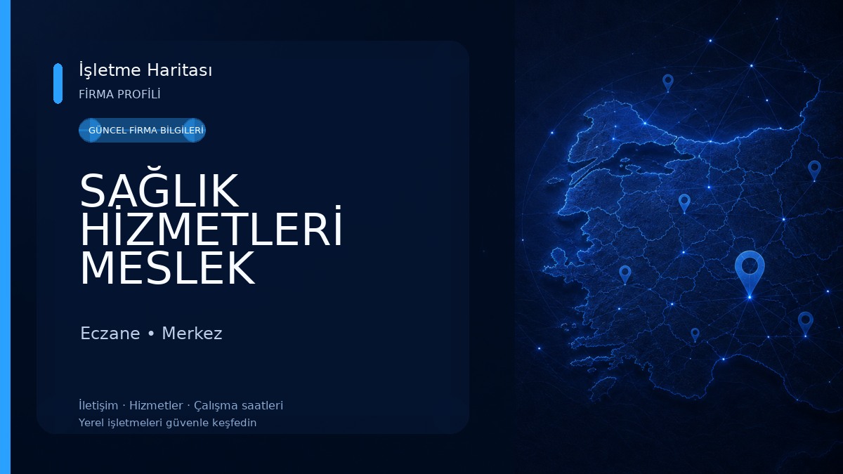 SAĞLIK HİZMETLERİ MESLEK YÜKSEKOKULU Eczane