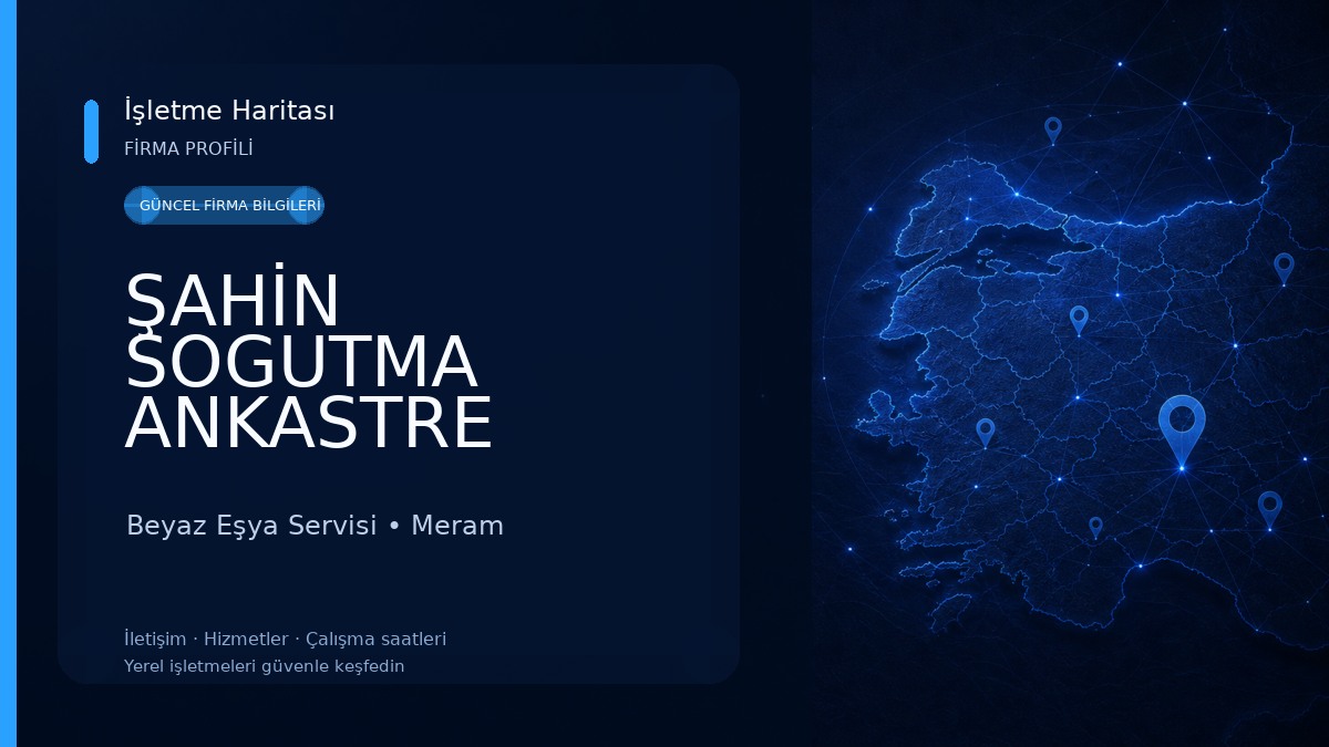 ŞAHİN SOGUTMA ANKASTRE YETKİLİ SERVİSİ ALVEUS GREENEST VİNOLA FANKEY ICF PUNTO ALPİNA EXEP GOODWEST CETINTAS EVI ASIRA