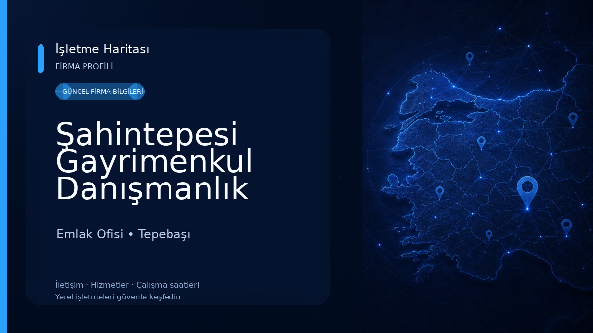 Şahintepesi Gayrimenkul Danışmanlık