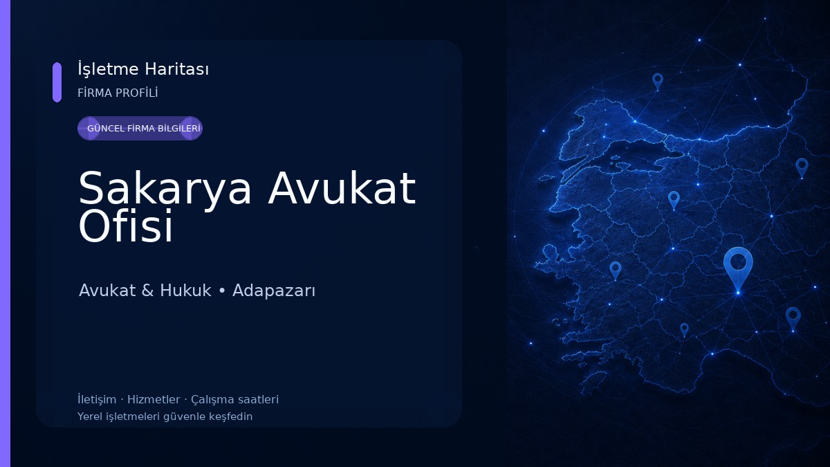 Sakarya Avukat Ofisi Avukat & Hukuk