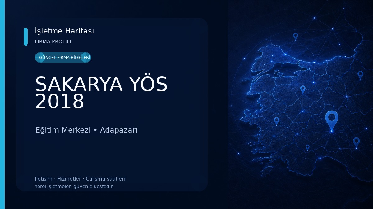 SAKARYA YÖS 2018 Eğitim Merkezi