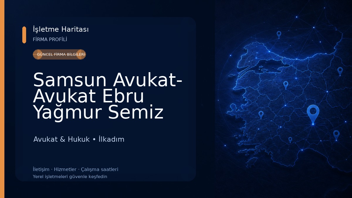 Samsun Avukat- Avukat Ebru Yağmur Semiz Avukat & Hukuk