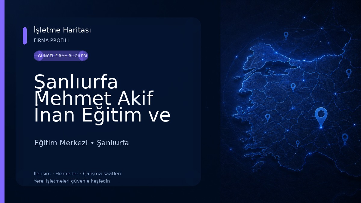 Şanlıurfa Mehmet Akif İnan Eğitim ve Araştırma Hastanesi Toplum Ruh Sağlığı Merkezi Eğitim Merkezi