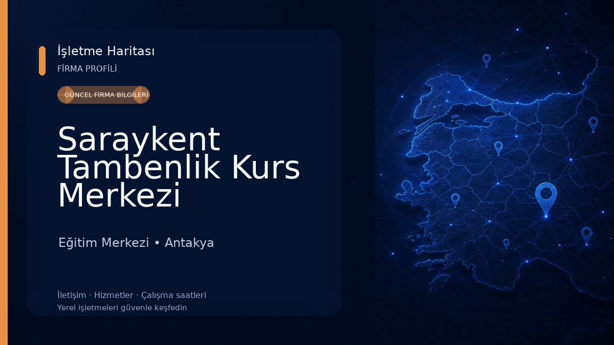 Saraykent Tambenlik Kurs Merkezi Eğitim Merkezi