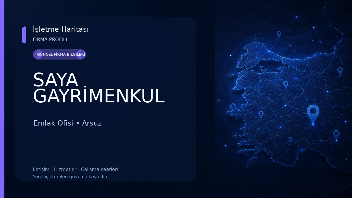 SAYA GAYRİMENKUL Emlak Ofisi