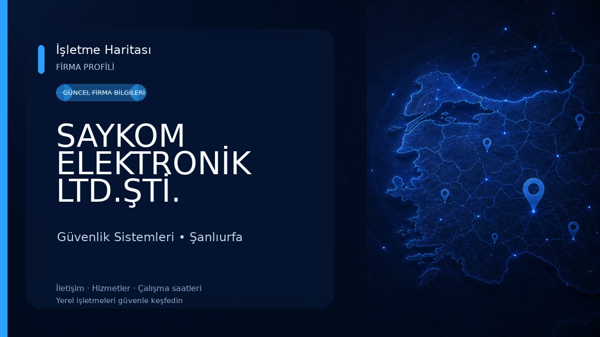 SAYKOM ELEKTRONİK LTD.ŞTİ.