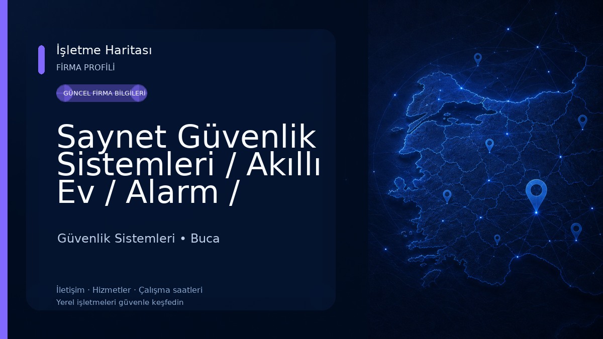 Saynet Güvenlik Sistemleri / Akıllı Ev / Alarm / Kamera / Yüz Tanıma / Yangın Alarm / Hikvision/ Paradox / Dahua / Nice Güvenlik Sistemleri