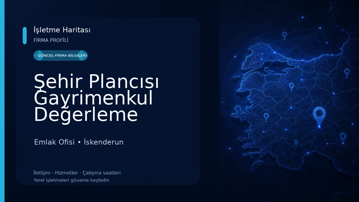 Şehir Plancısı Gayrimenkul Değerleme Uzmanı Janset Ermiş Köybaşı