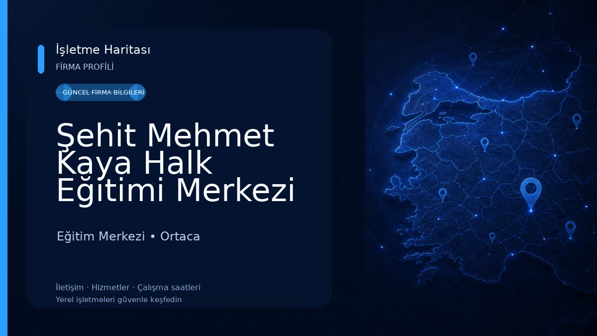 Şehit Mehmet Kaya Halk Eğitimi Merkezi 