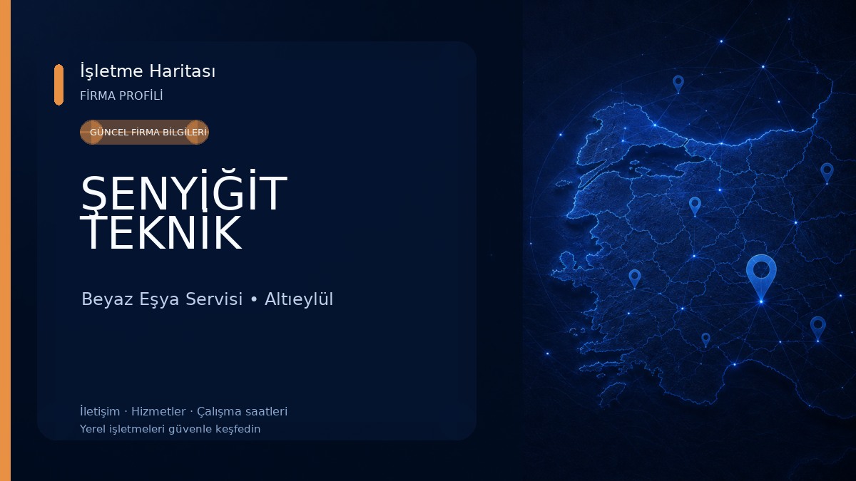 ŞENYİĞİT TEKNİK Beyaz Eşya Servisi