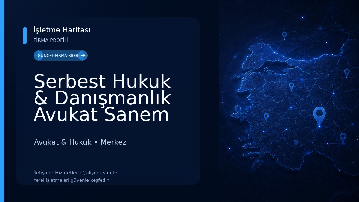 Serbest Hukuk & Danışmanlık Avukat Sanem Altun Serbest ÖZTÜRK(Kars Avukat) Avukat & Hukuk