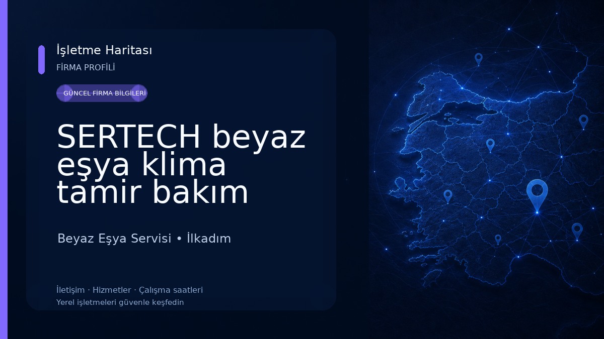 SERTECH beyaz eşya klima tamir bakım servisi 