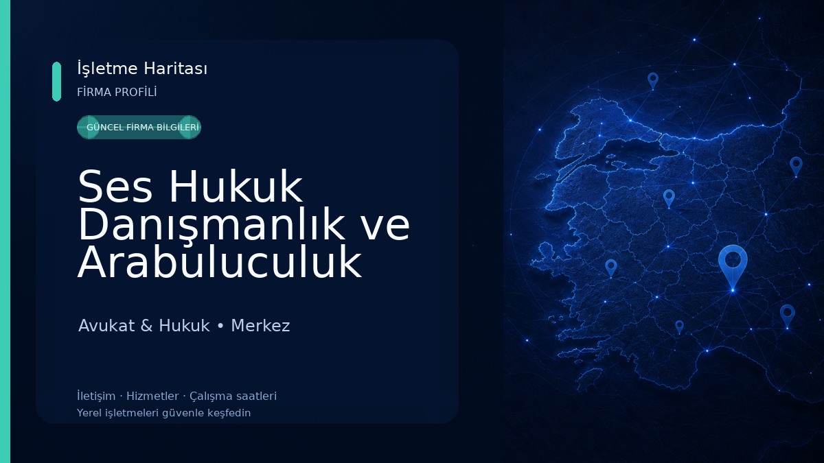 Ses Hukuk Danışmanlık ve Arabuluculuk Avukat & Hukuk